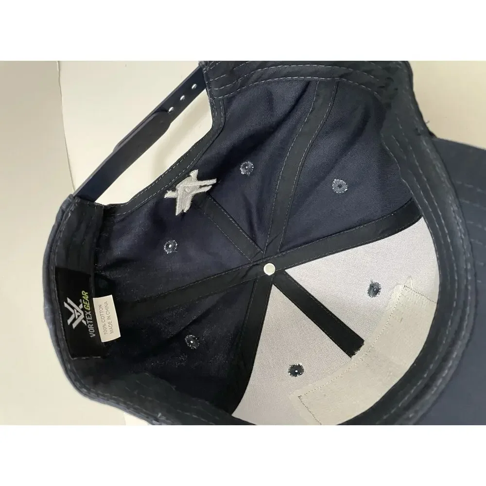 Vortex Optics Patch Logo Embroidered Navy SnapBack Ball Cap Hat